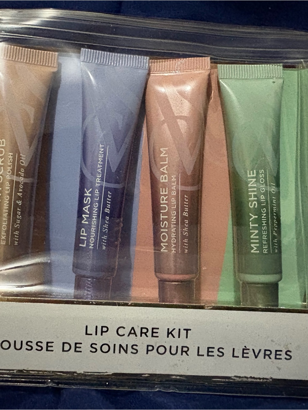 Victoria's Secret Lip Care Kit - Beige, Blue, Brown & Green
